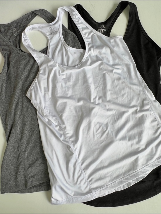 Icyzone Tops - Women's Racerback Tank Tops- White, Gray, Black